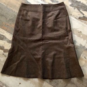 Ann Taylor wool blend skirt size 0